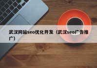 武汉网站seo优化开发（武汉seo广告推广）