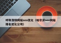 呼和浩特网站seo优化（哈尔滨seo网站排名优化公司）