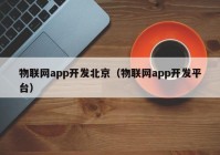 物联网app开发北京（物联网app开发平台）
